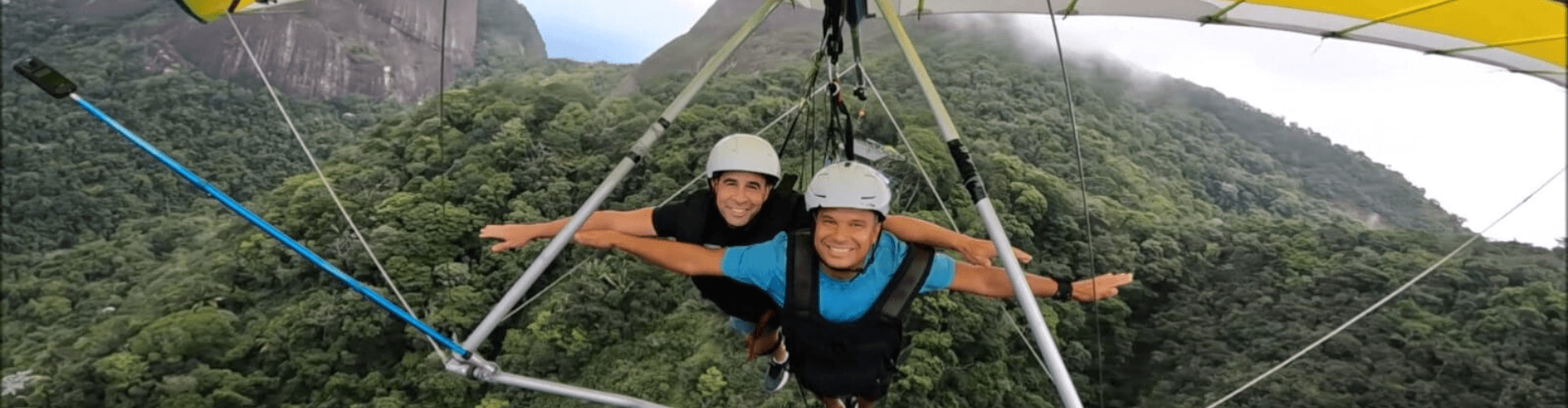 Voo de Asa Delta - Saindo do Rio de Janeiro