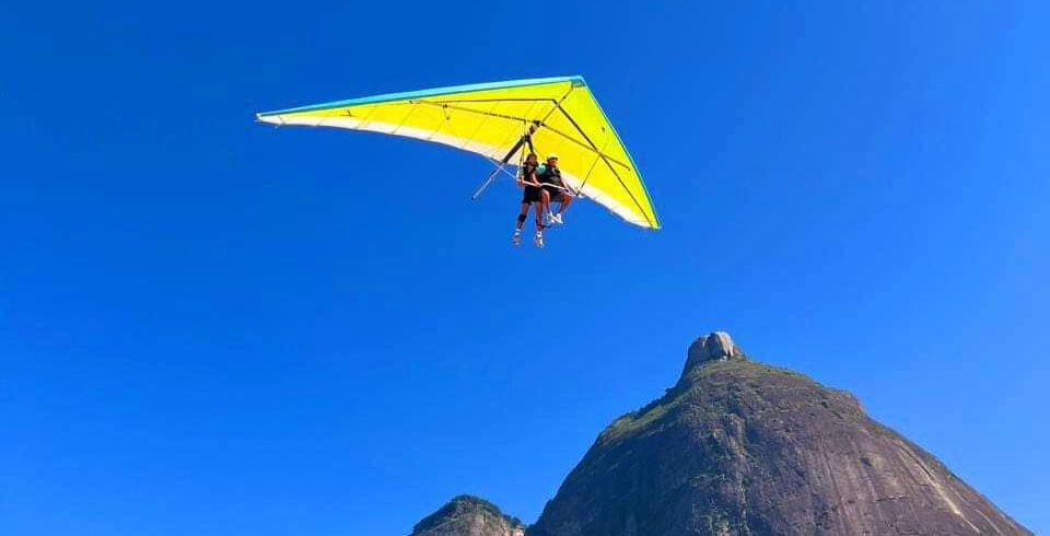 Voo de Asa Delta - Saindo do Rio de Janeiro